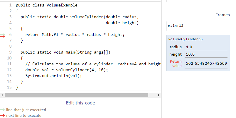 5 3 Method Returns Cs Java