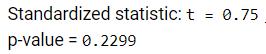 Results with sample size 17